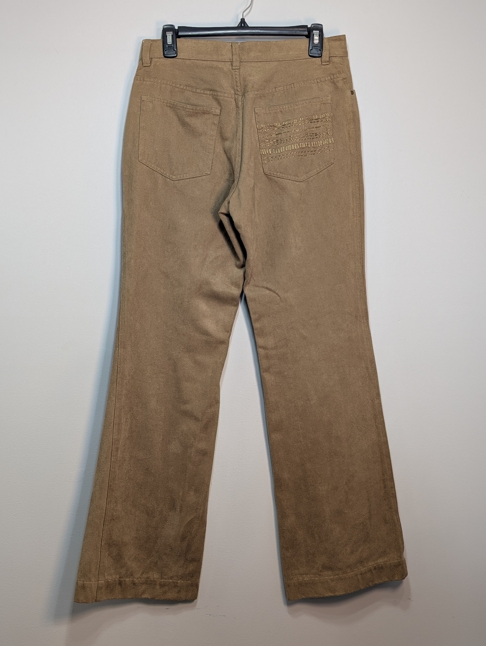 Vintage Mexx Metropolitan Sueded Bootcut Pants - Y2K Tan GJ015F Size 31 - 10/12